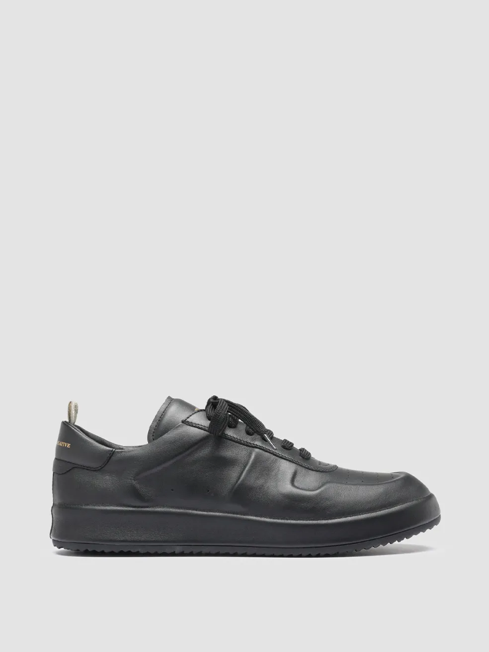 Best Sale Officine Creative ACE 010 - Leather Sneakers BLACK