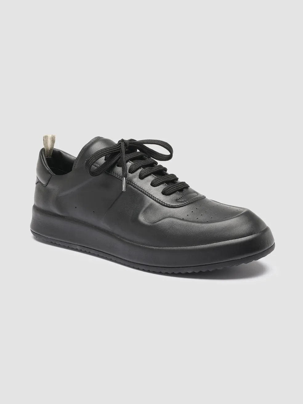 Best Sale Officine Creative ACE 010 - Leather Sneakers BLACK