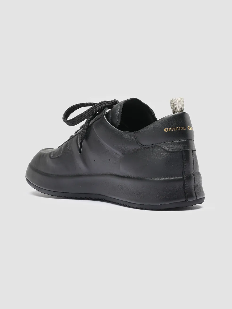 Best Sale Officine Creative ACE 010 - Leather Sneakers BLACK