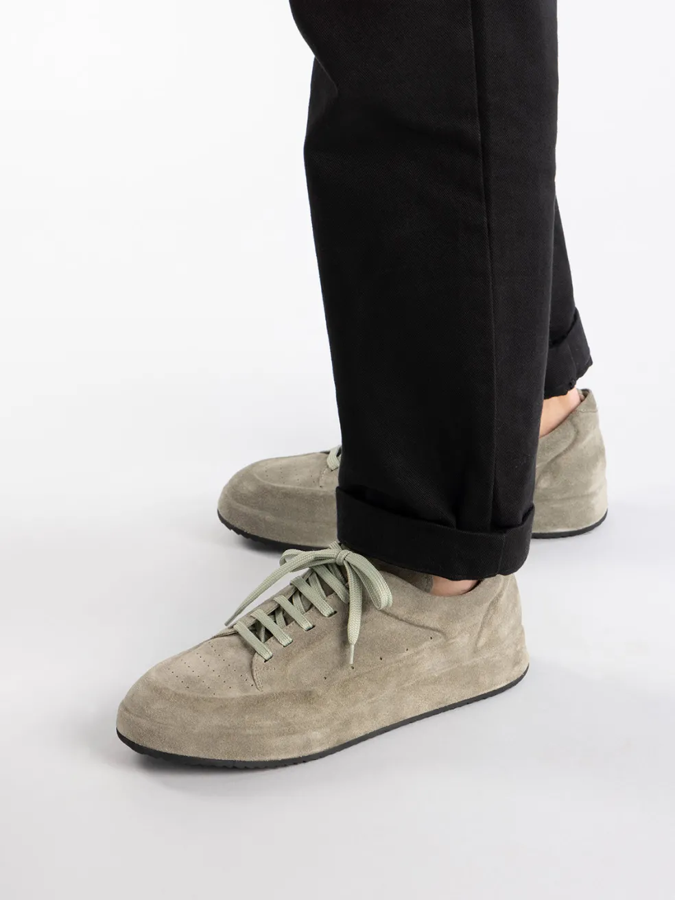 Hot Officine Creative ACE 016 - Suede Sneakers GREY