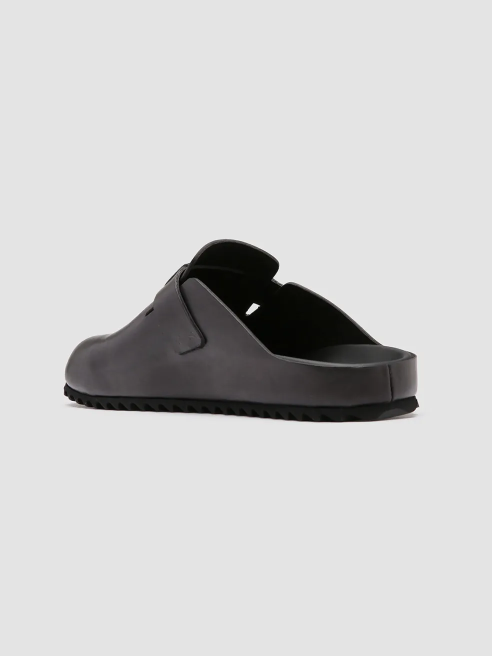 Outlet Officine Creative AGORÀ 004 - Leather Slippers BLACK