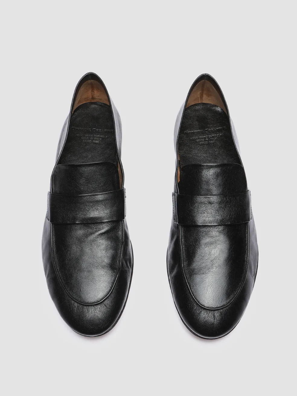 New Officine Creative AIRTO 001 - Leather Penny Loafers BLACK