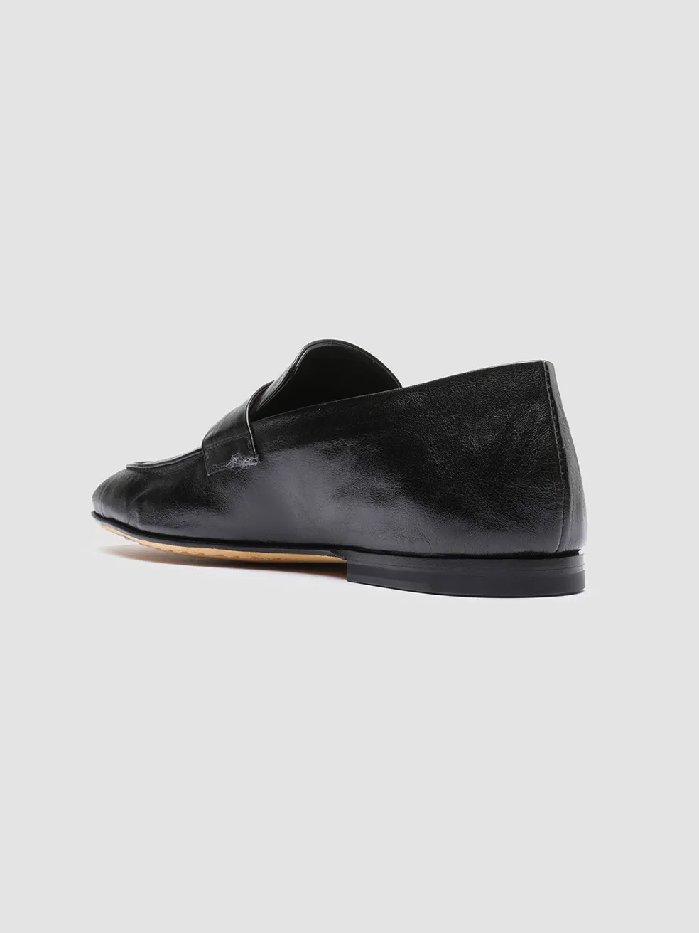 New Officine Creative AIRTO 001 - Leather Penny Loafers BLACK