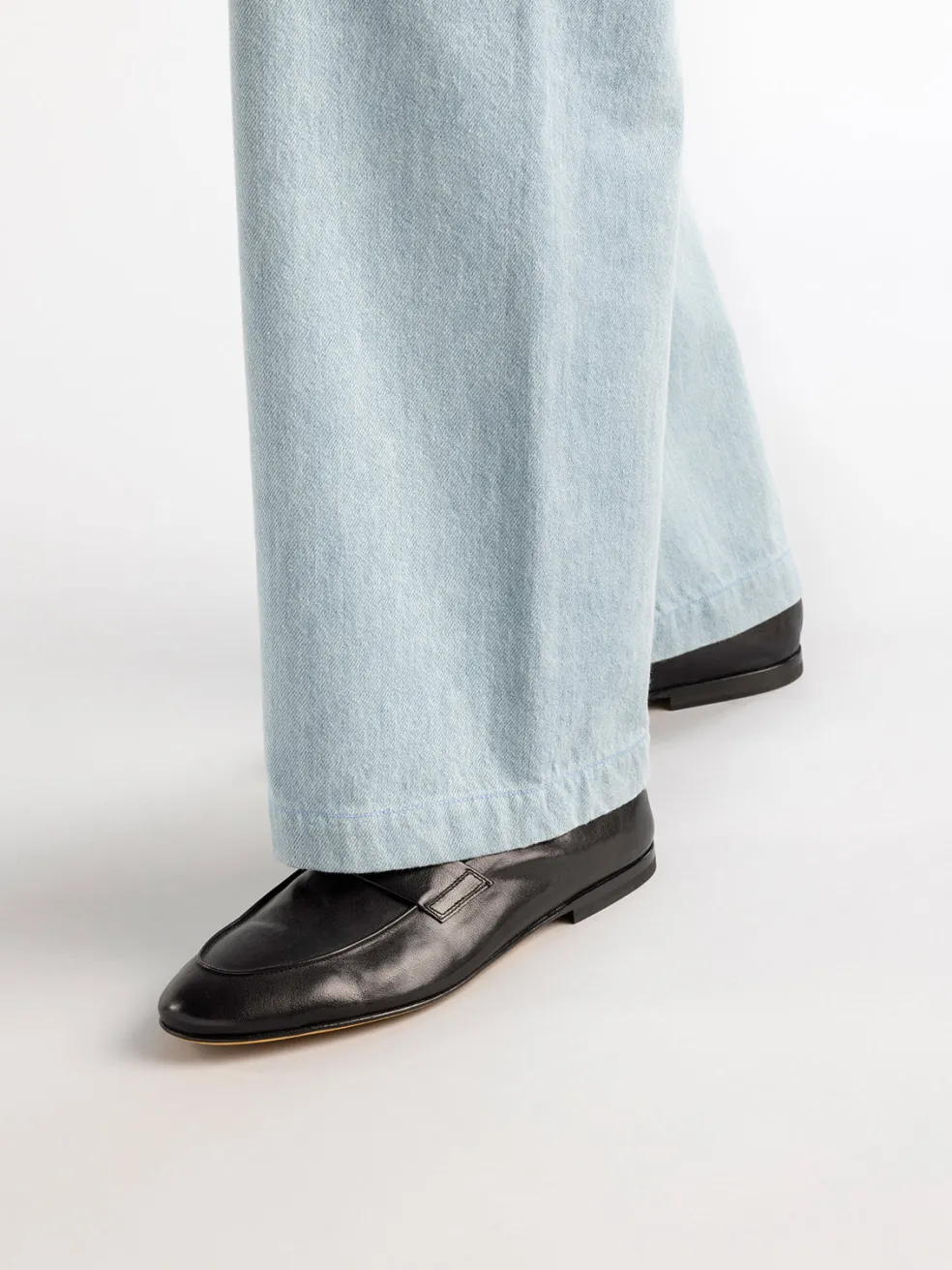 New Officine Creative AIRTO 001 - Leather Penny Loafers BLACK