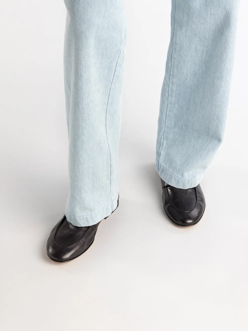 New Officine Creative AIRTO 001 - Leather Penny Loafers BLACK