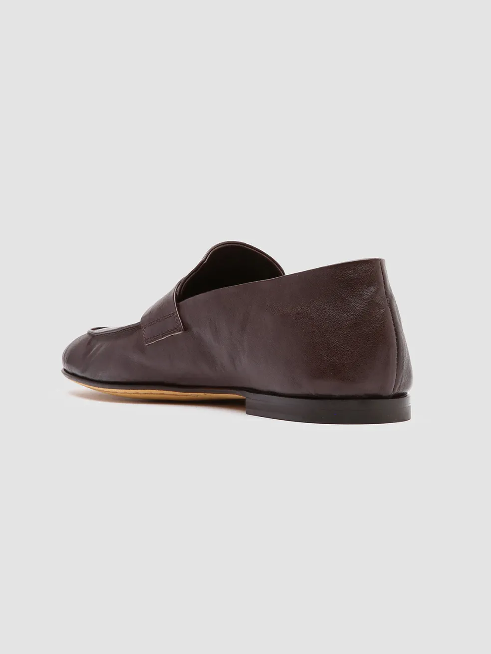 Sale Officine Creative AIRTO 001 - Brown Leather Penny Loafers DRUM