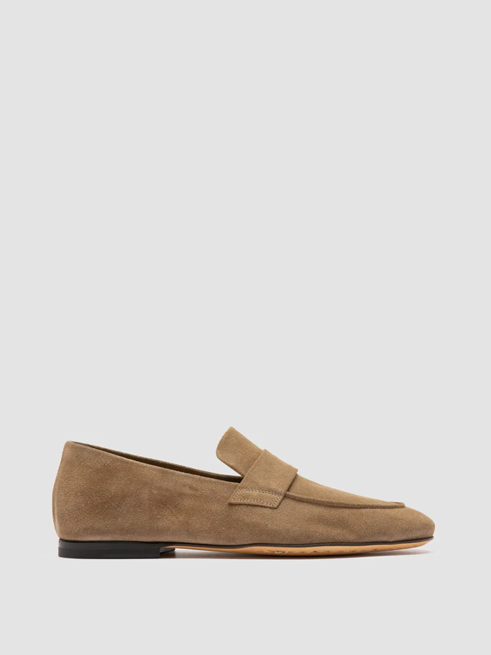 Best Officine Creative AIRTO 001 - Brown Suede Loafers CORK