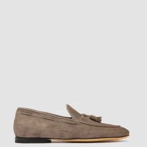 Fashion Officine Creative AIRTO 013 - Taupe Suede Tassel Loafers OTTER