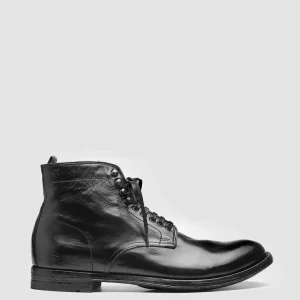Clearance Officine Creative ANATOMIA 013 - Leather Ankle Boots BLACK