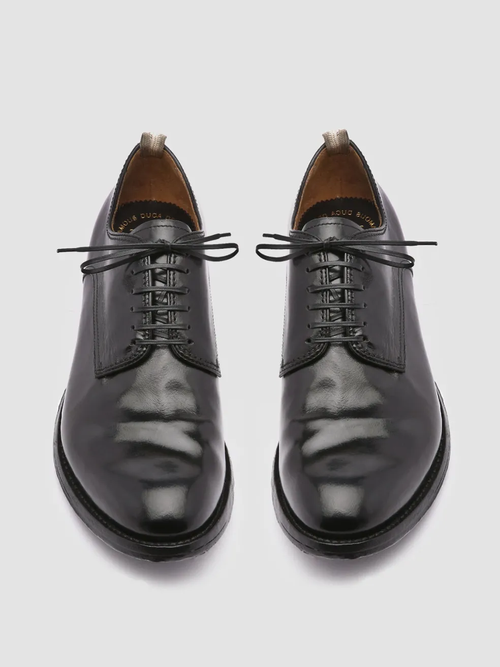 Best Sale Officine Creative ANATOMIA 012 - Leather Derby Shoes BLACK