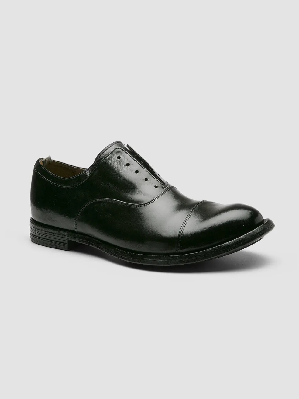 New Officine Creative ANATOMIA 015 - Leather Oxford Shoes BLACK