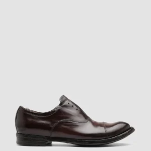 Fashion Officine Creative ANATOMIA 015 - Brown Leather Oxford Shoes T.MORO