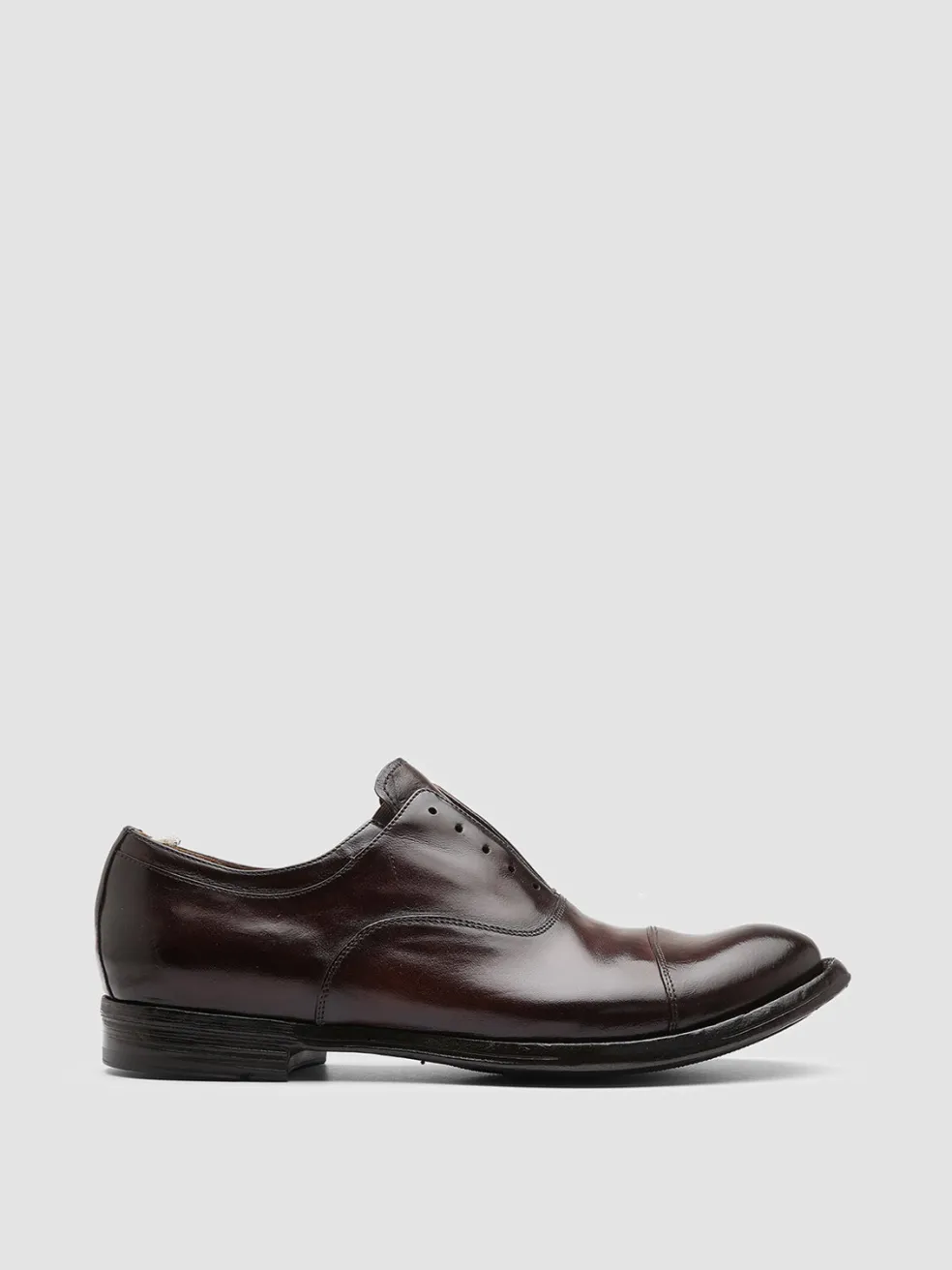 Fashion Officine Creative ANATOMIA 015 - Brown Leather Oxford Shoes T.MORO