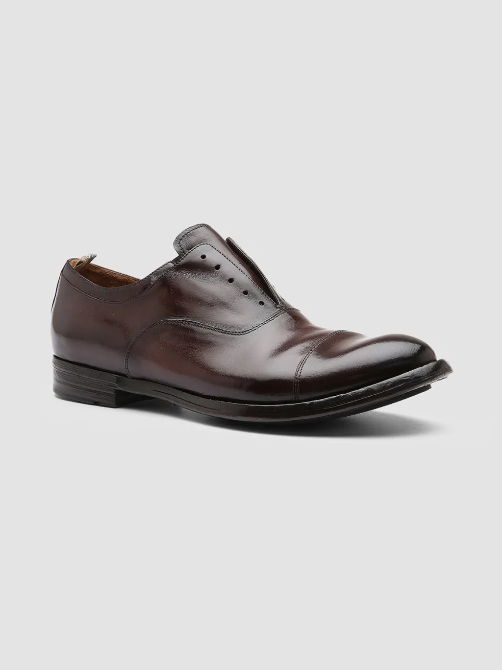 Fashion Officine Creative ANATOMIA 015 - Brown Leather Oxford Shoes T.MORO