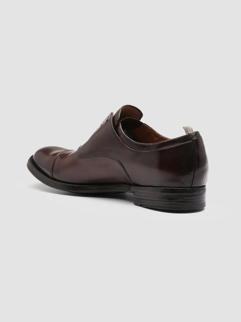 Fashion Officine Creative ANATOMIA 015 - Brown Leather Oxford Shoes T.MORO