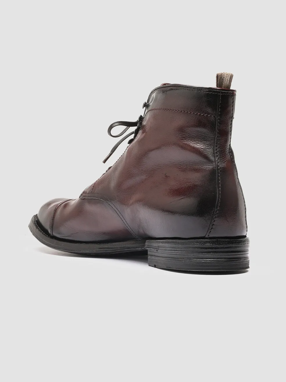 Cheap Officine Creative ANATOMIA 016 - Leather Ankle Boots BURGUNDY