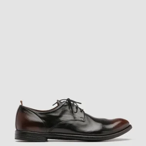 Hot Officine Creative ARC 515 - Black Leather Derby Shoes CIGAR/SUPERNERO