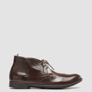 Discount Officine Creative ARC 516 - Brown Leather Boots CIGAR