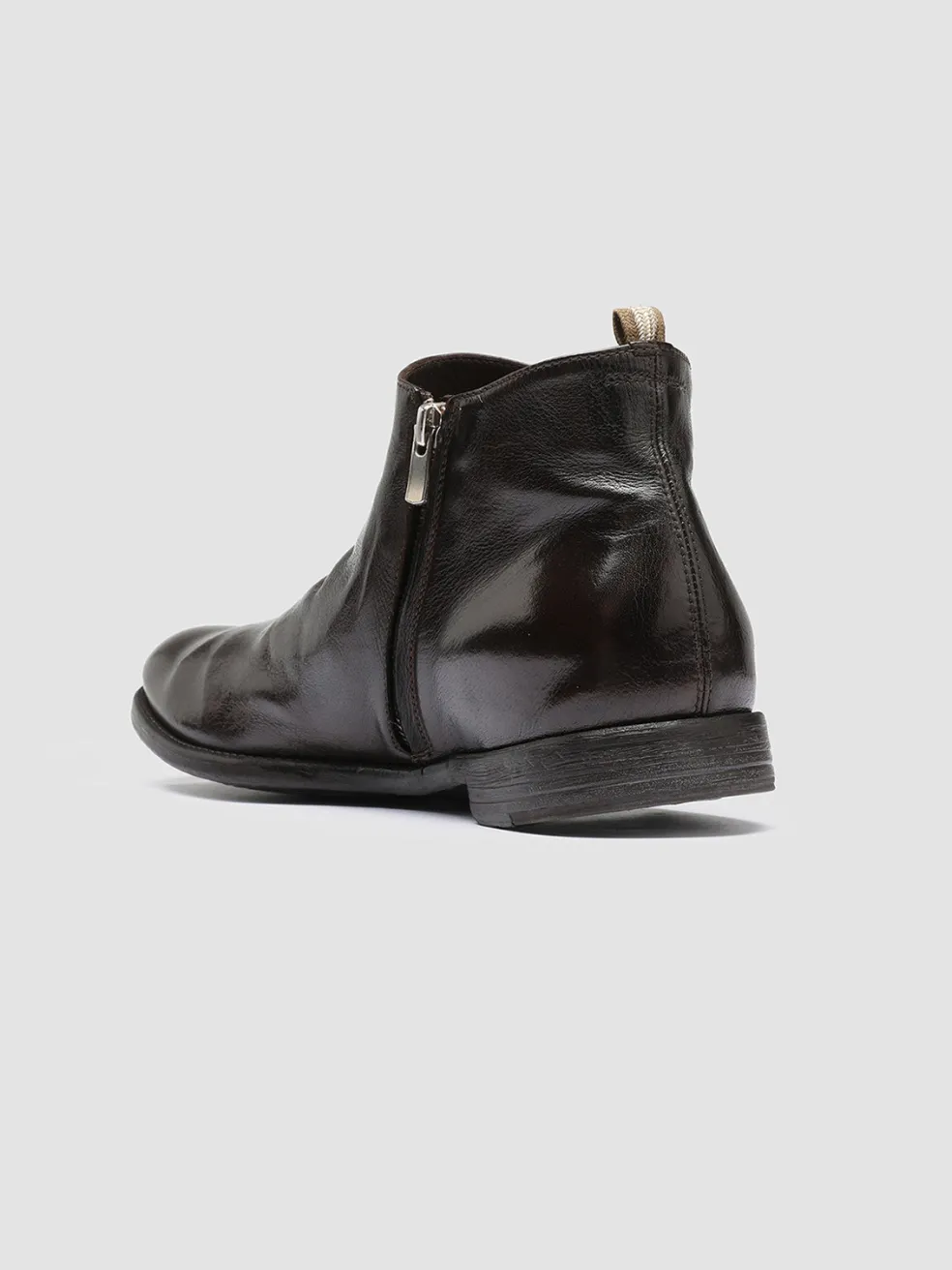 Outlet Officine Creative ARC 514 - Brown Leather Boots EBANO