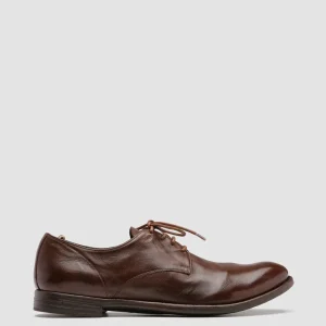 Cheap Officine Creative ARC 515 - Brown Leather Derby Shoes CIGAR