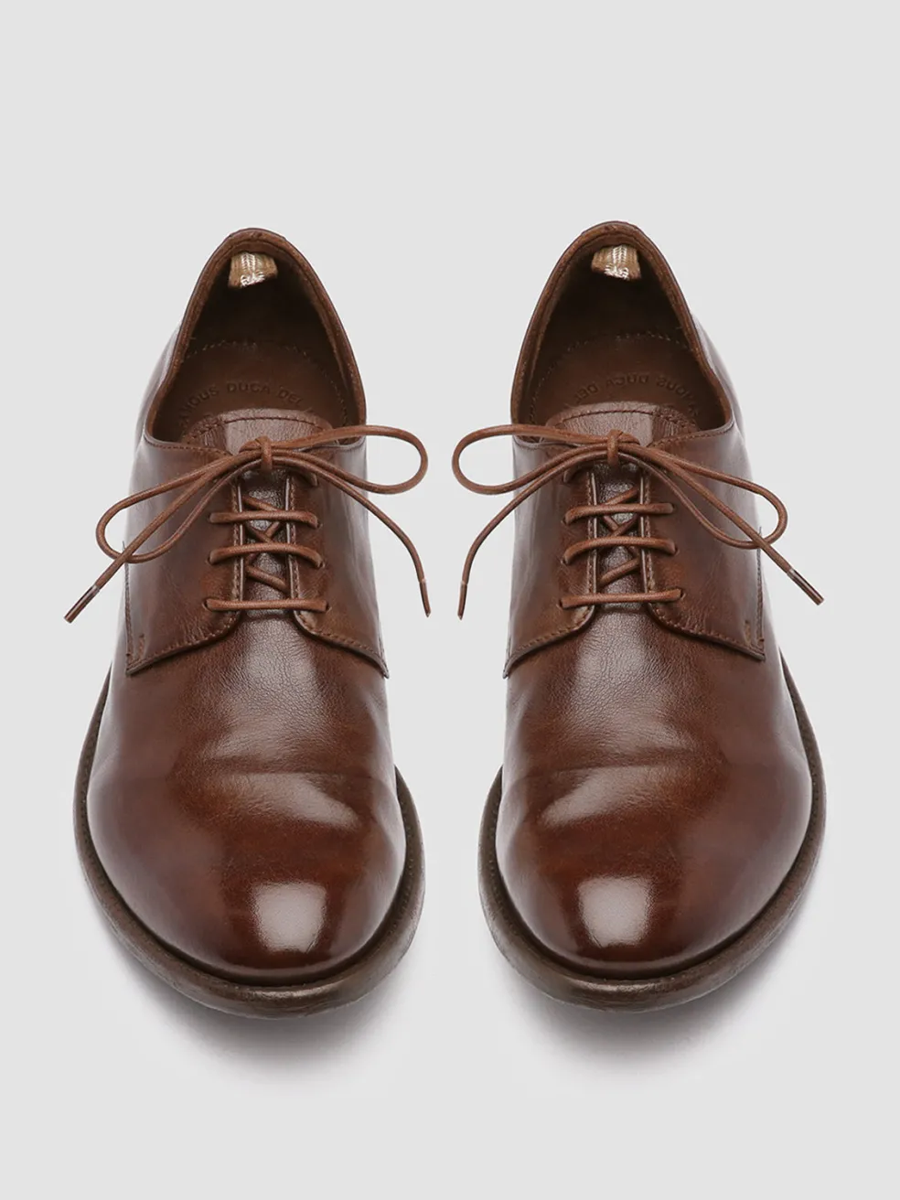 Cheap Officine Creative ARC 515 - Brown Leather Derby Shoes CIGAR