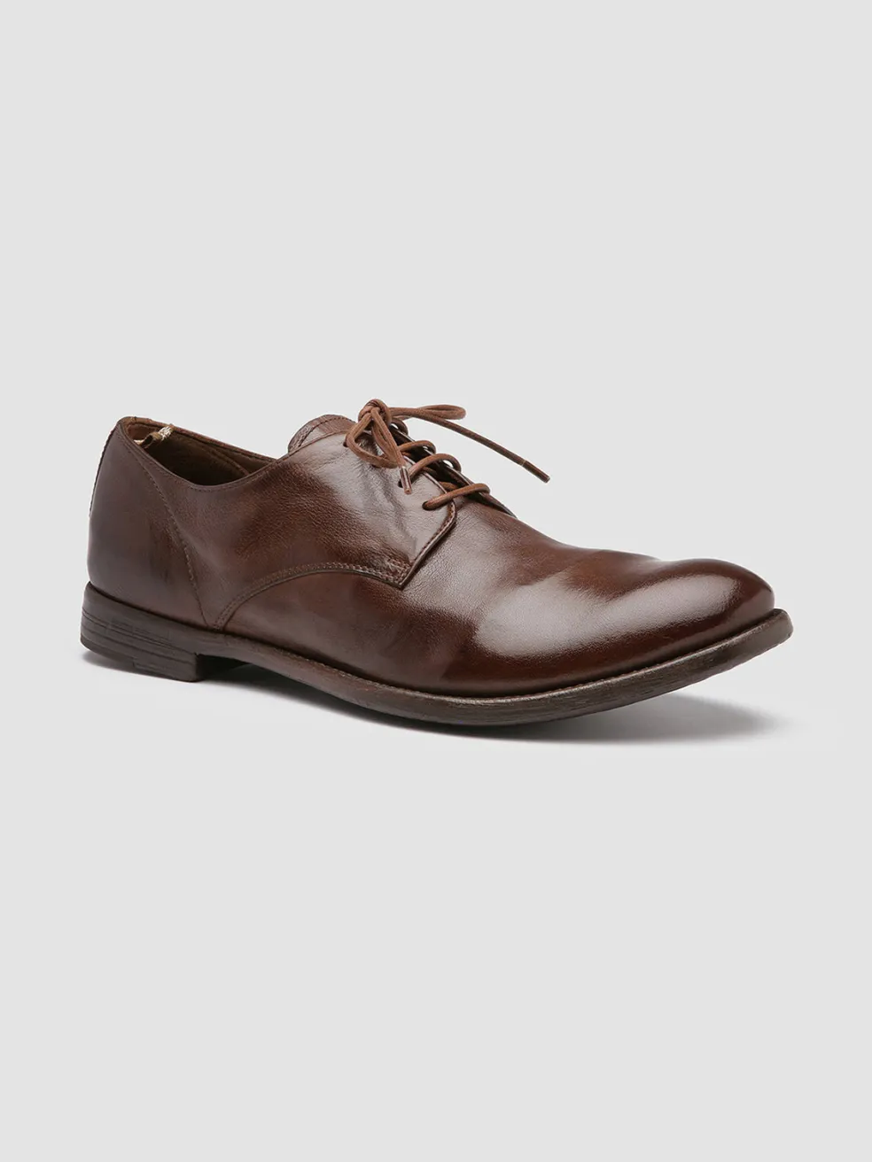 Cheap Officine Creative ARC 515 - Brown Leather Derby Shoes CIGAR
