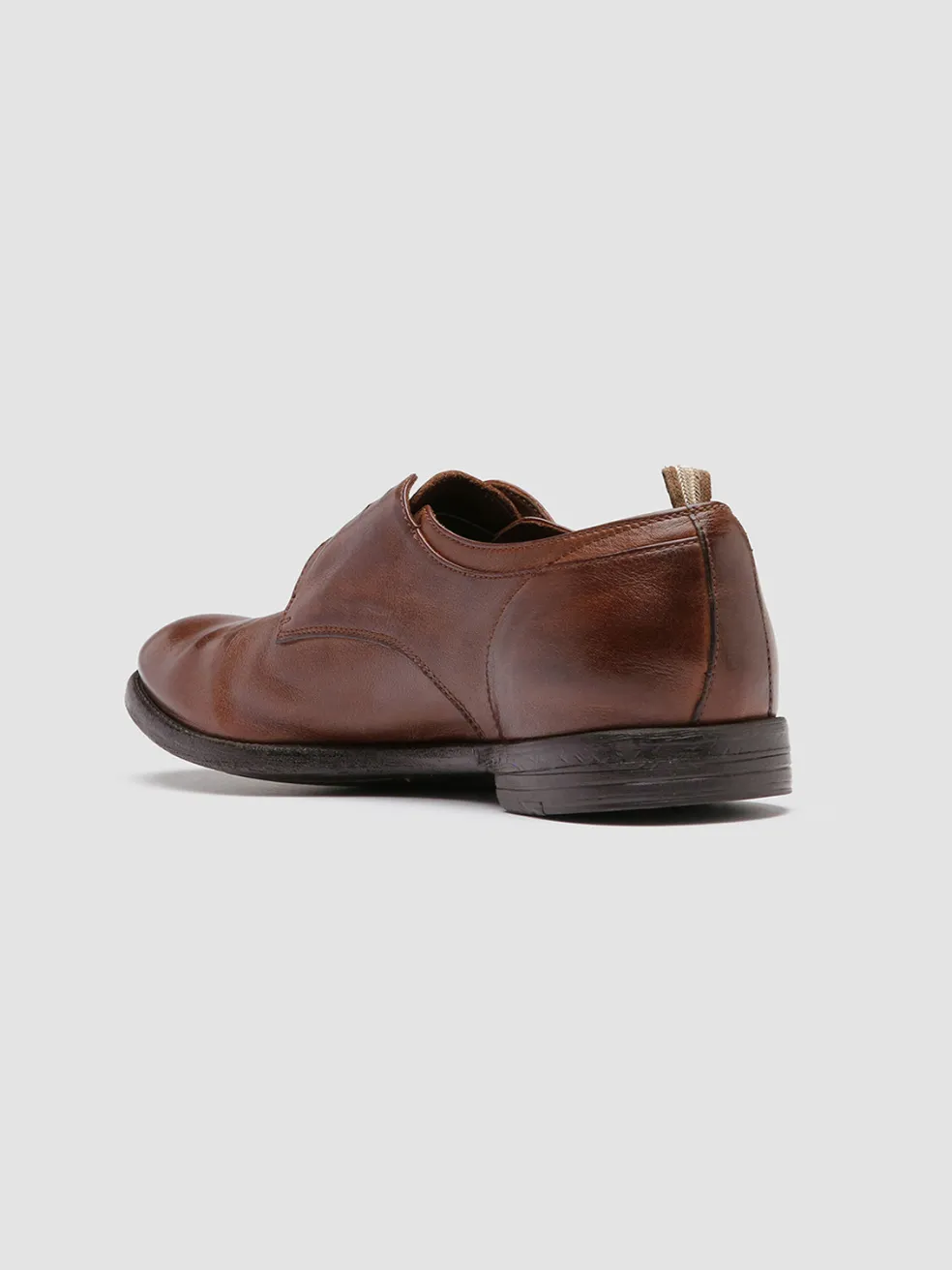 Flash Sale Officine Creative ARC 500 - Brown Leather Derby Shoes CIGAR