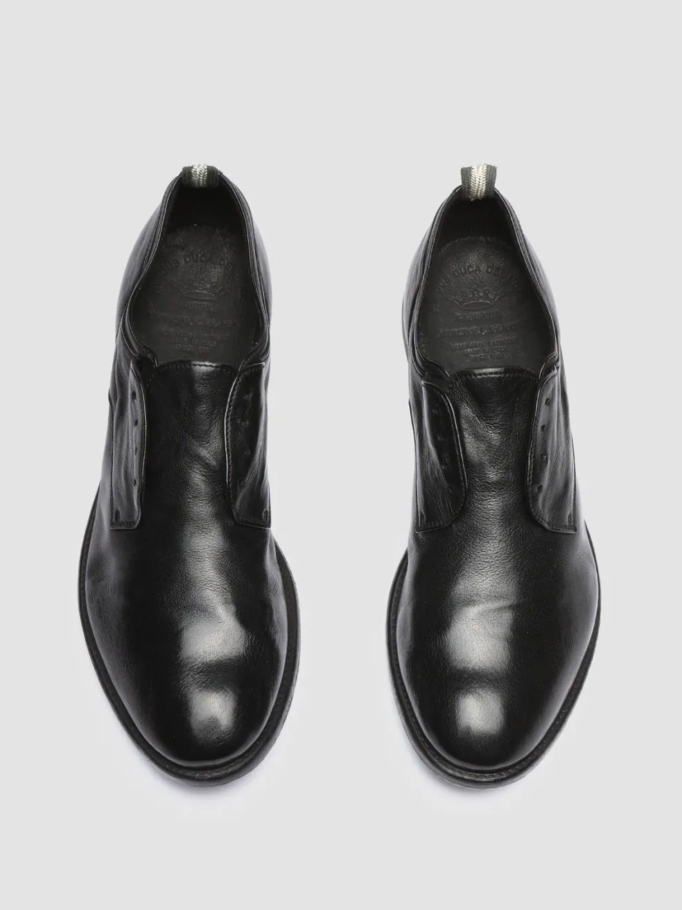 Discount Officine Creative ARC 500 - Leather Derby Shoes BLACK