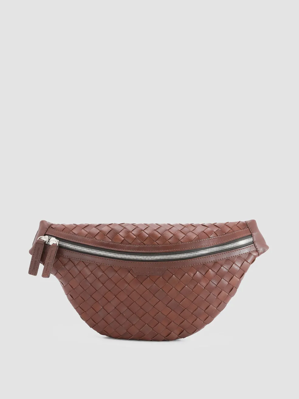 Clearance Officine Creative ARMOR 08 - Leather Waist Belt BROWN