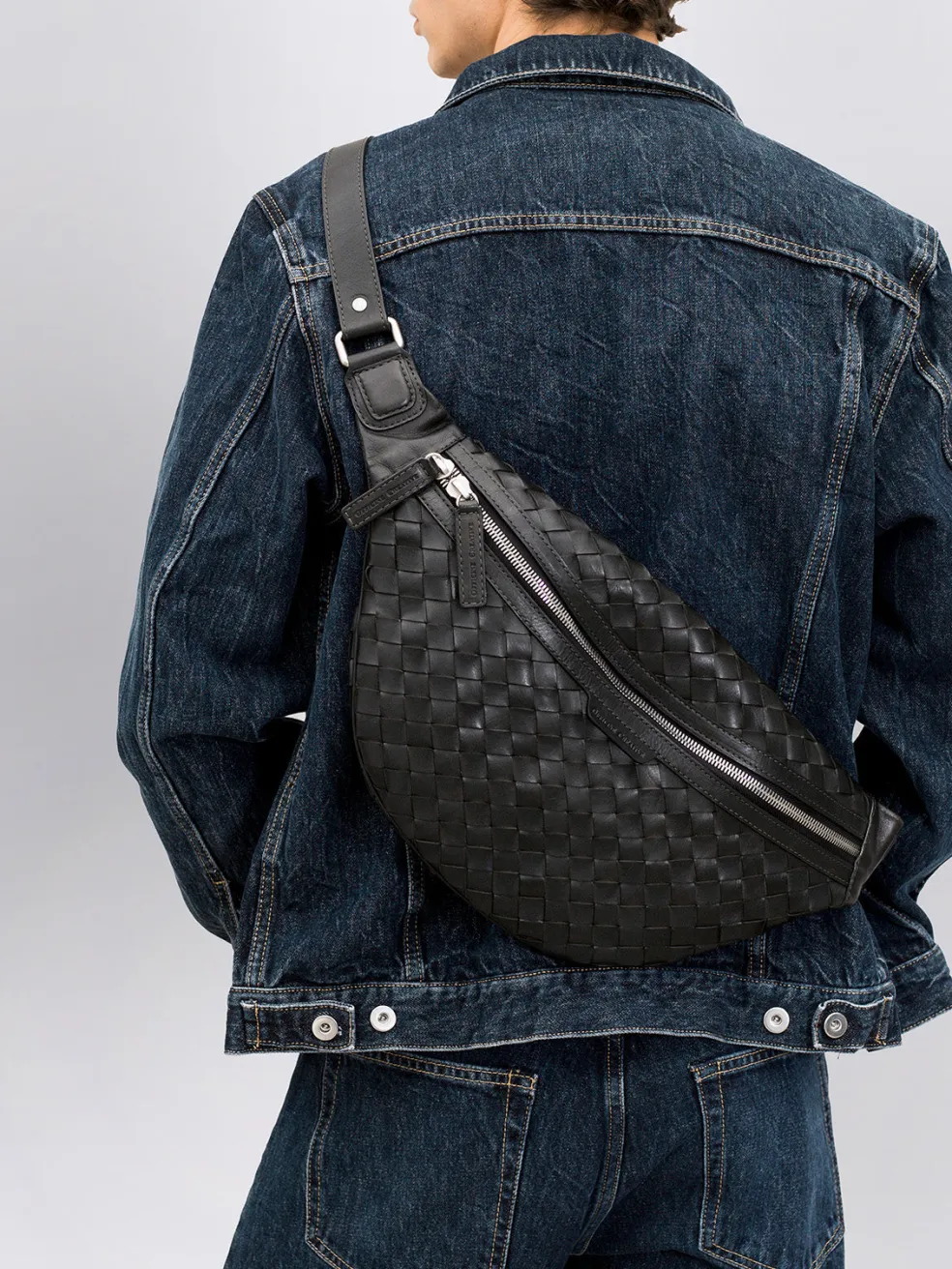 Clearance Officine Creative ARMOR 08 - Leather Waist Belt BROWN