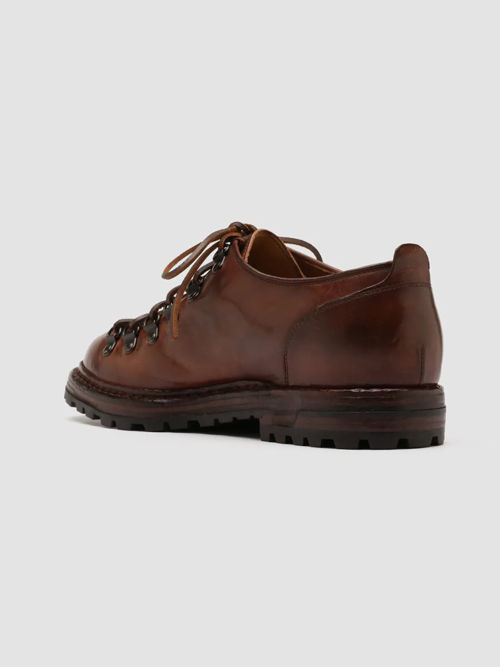 Store Officine Creative ARTIK 003 - Brown Leather Hiking Shoes TAN