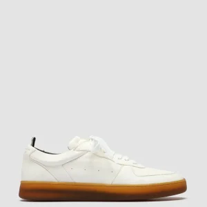 Outlet Officine Creative ASSET 001 - Leather Low Top Sneakers WHITE