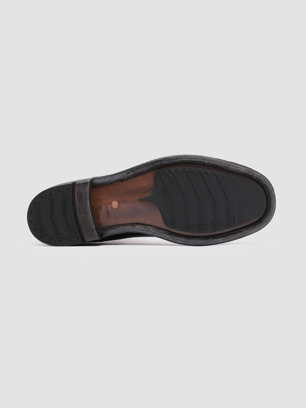 Discount Officine Creative BALANCE 008 - Black Leather Chelsea Boots MORO/DARK BROWN