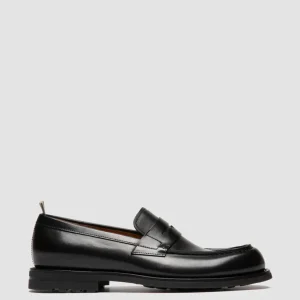 Store Officine Creative BELMONDO 006 - Suede Penny Loafers BLACK