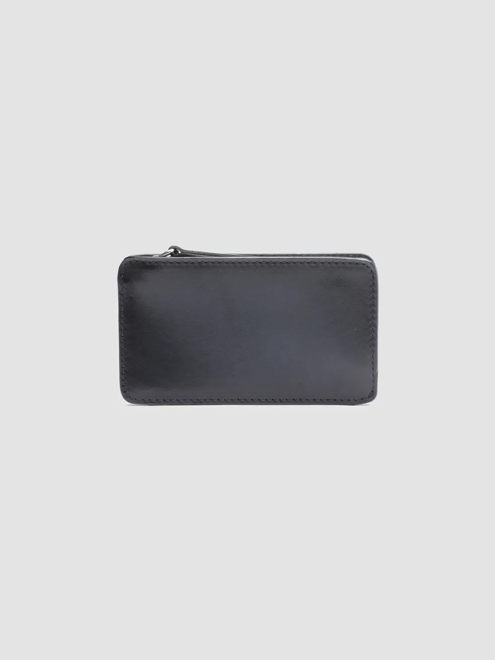 Sale Officine Creative BERGE’ 03 - Blue Leather Card Holder BLUMARINE