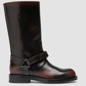 Cheap Officine Creative BERYL 001 - Brown Leather Pull-On Boots MARRONE/SUPERNERO                                 