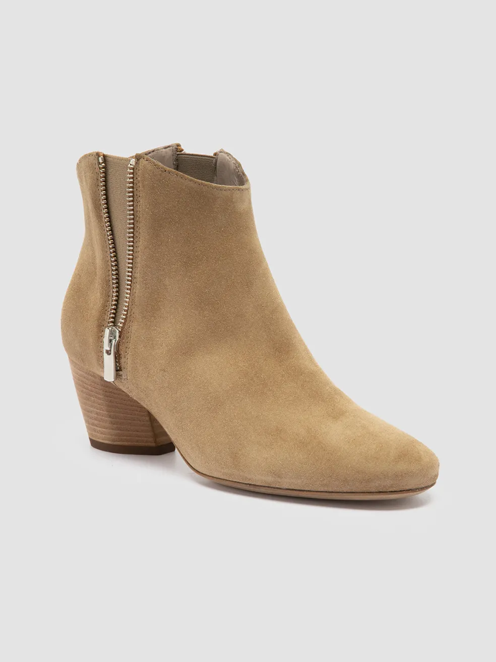 Shop Officine Creative BETH 012 - Suede Chelsea Boots BROWN