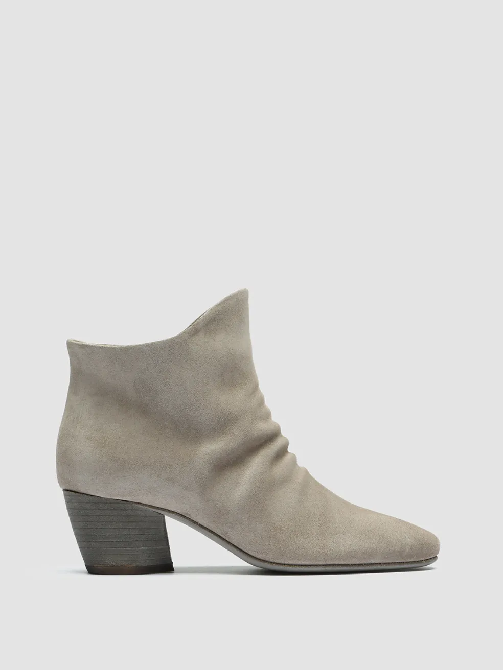 Cheap Officine Creative BETH 006 - Taupe Suede Ankle Boots DOVE/GREY