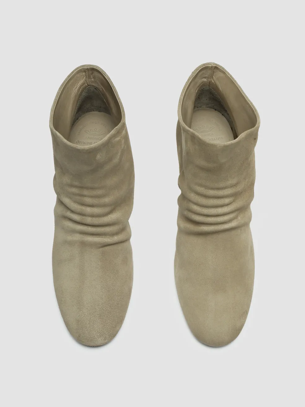 Cheap Officine Creative BETH 006 - Taupe Suede Ankle Boots DOVE/GREY