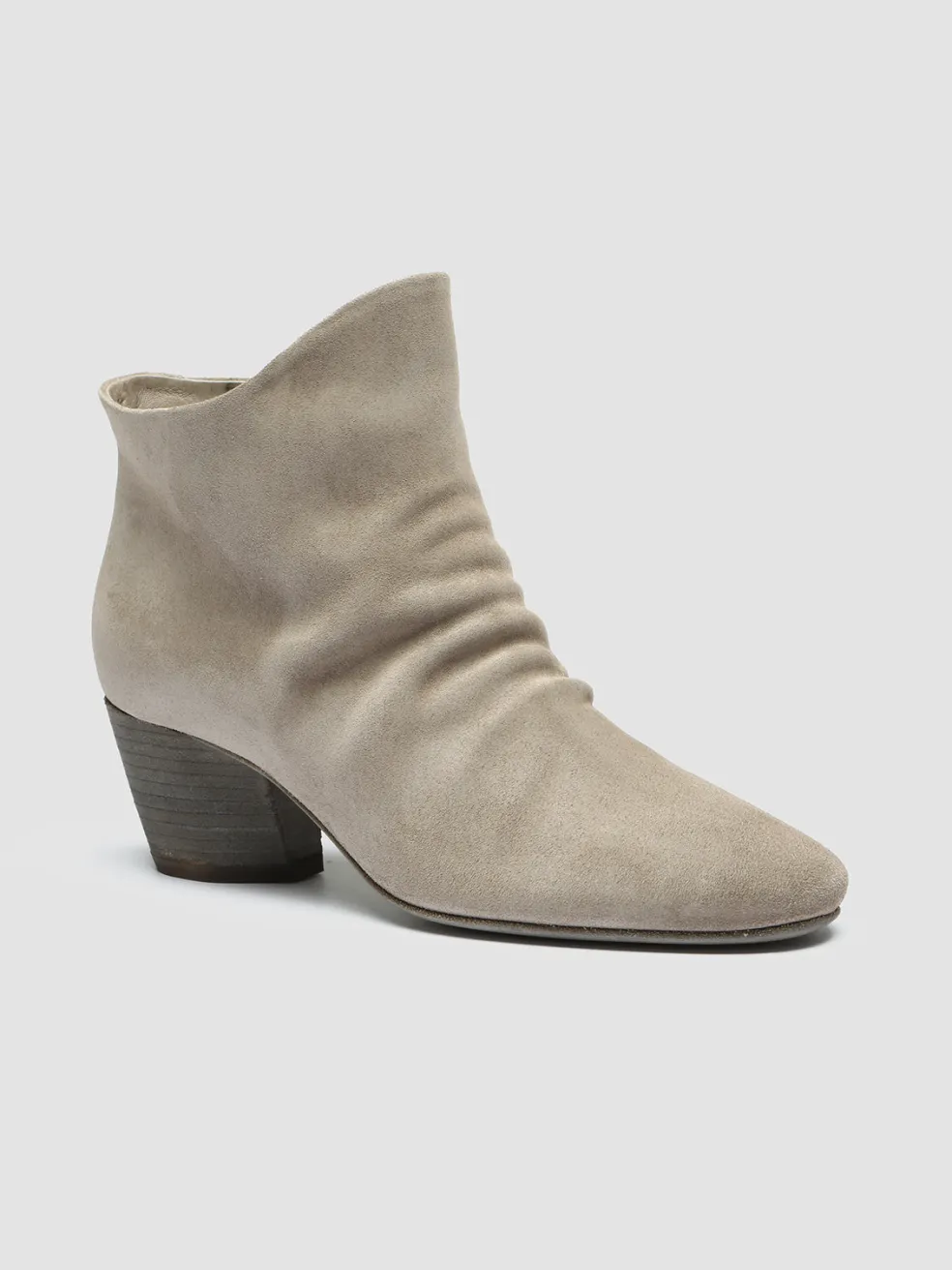 Cheap Officine Creative BETH 006 - Taupe Suede Ankle Boots DOVE/GREY