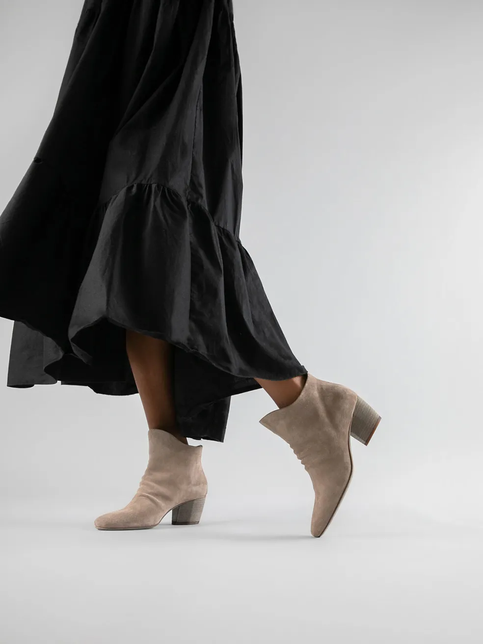 Cheap Officine Creative BETH 006 - Taupe Suede Ankle Boots DOVE/GREY