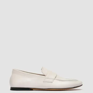 Store Officine Creative BLAIR 001 - White Leather Loafers OFF WHITE