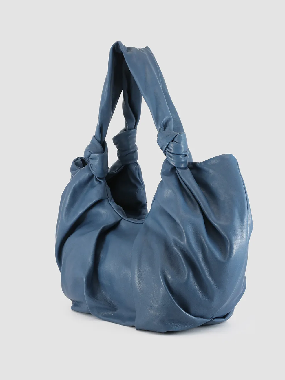 Online Officine Creative BOLINA 20 - Leather Shoulder Bag BLUE
