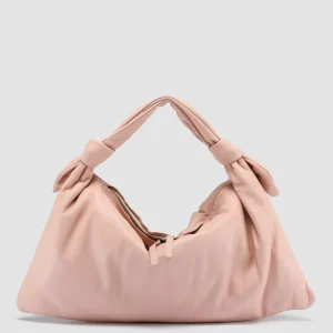 Cheap Officine Creative BOLINA 029 - Rose Leather Hobo Bag ROSE CLOUD