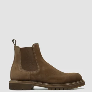 Discount Officine Creative BOSS 004 - Brown Suede Chelsea Boots TAUPE