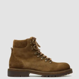 Discount Officine Creative BOSS 003 - Brown Suede Lace Up Boots LIGHT BROWN