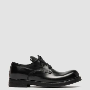 Cheap Officine Creative BULLA DD 301 - Black Leather Derby Shoes NERO                                              
