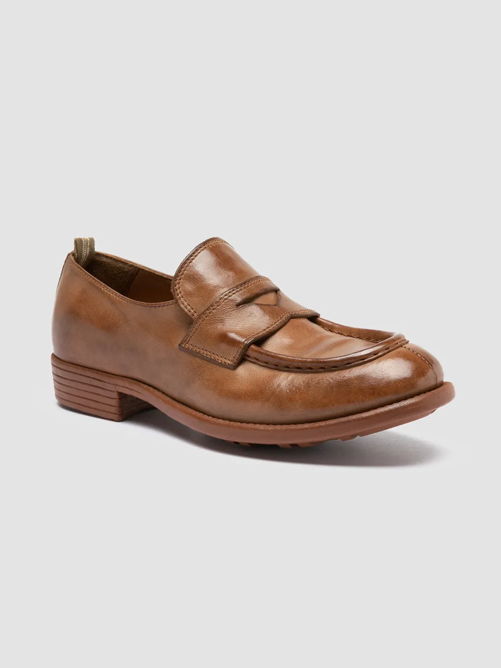 New Officine Creative CALIXTE 020 - Leather Loafers BROWN