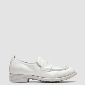Sale Officine Creative CALIXTE 020 - White Leather Mocs Loafers OFF WHITE