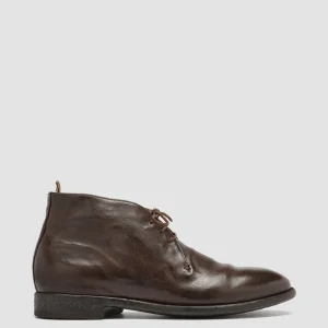Discount Officine Creative CETON 685 - Brown Leather Chukka Boots CIGAR
